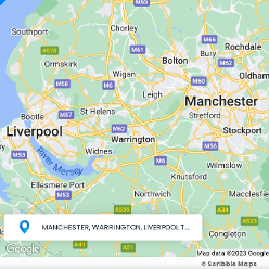 map of telephone engineer coverage area.